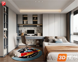 Children Room Scenes Skp FIles 